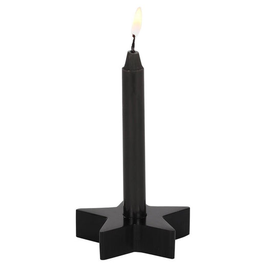 Picture of Black Star Candle Holder
