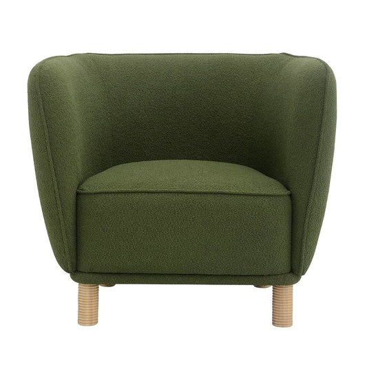 Picture of High Back Olive Accent Chair