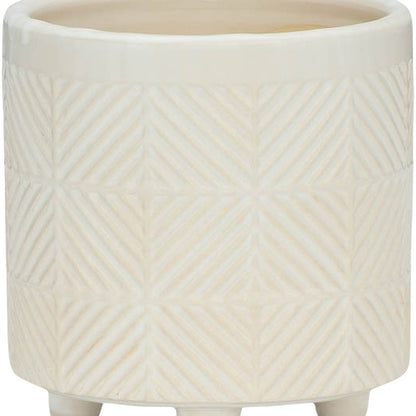Picture of Textured Planter Shiney White, Small