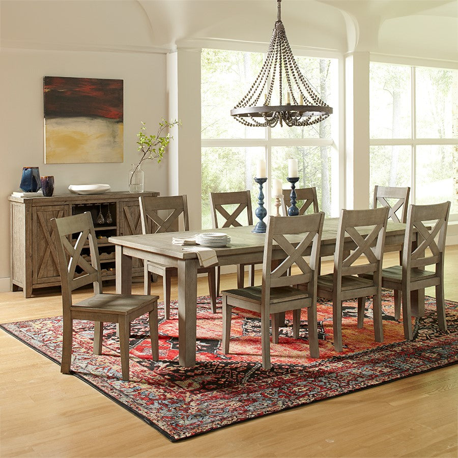 Picture of Otto Driftwood 9-piece Extension Dining Set