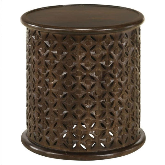 Picture of Krish 18" Accent Table Dark Brown