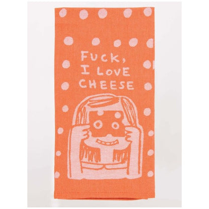 Picture of "I Love Cheese" Woven Dish Towel