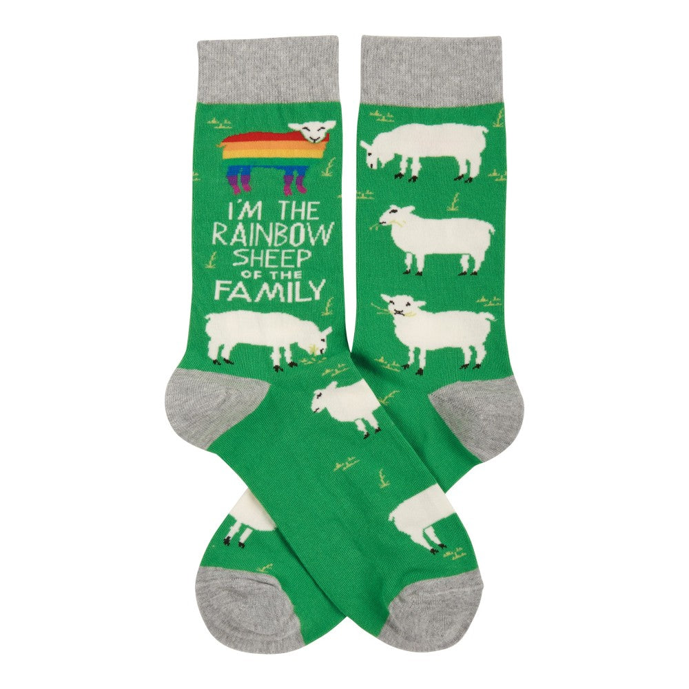 Picture of Rainbow Sheep In The Family Socks