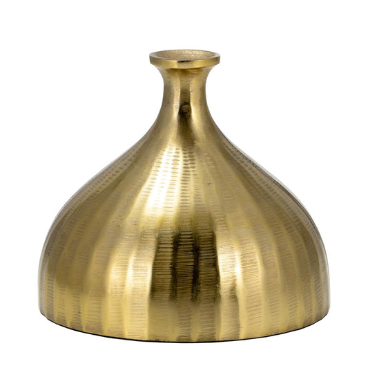 Picture of Bulbous Metal Vase Gold