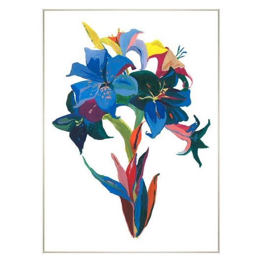 Picture of "Colorful Lilies" Linen Wall Art