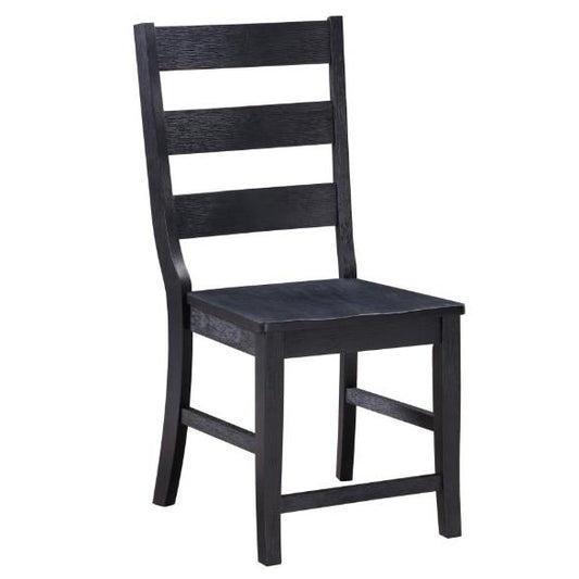 Picture of Newton Side Chair Ladder Back Black