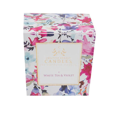Picture of White Tea & Violet - Medium 6oz. Candle