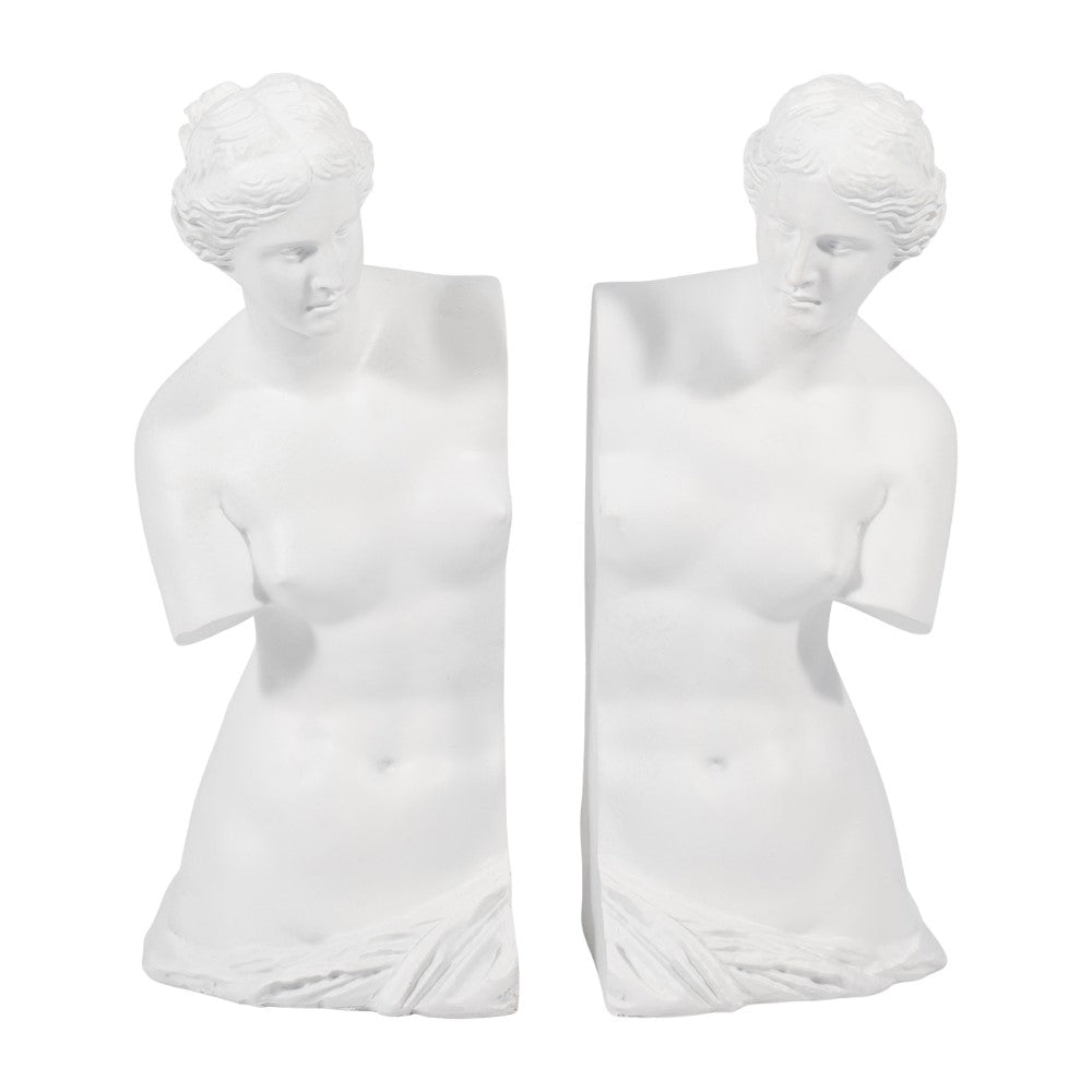 Picture of Venus Bookends, White