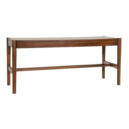 Wooden console table with minimalist design.