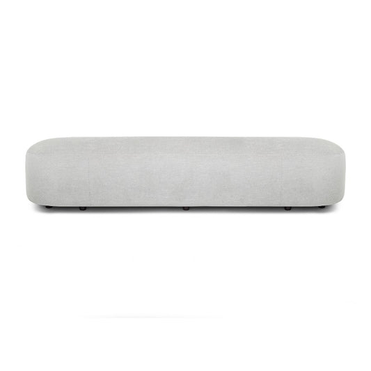 Picture of Sadie Pale Ash Bench Ottoman