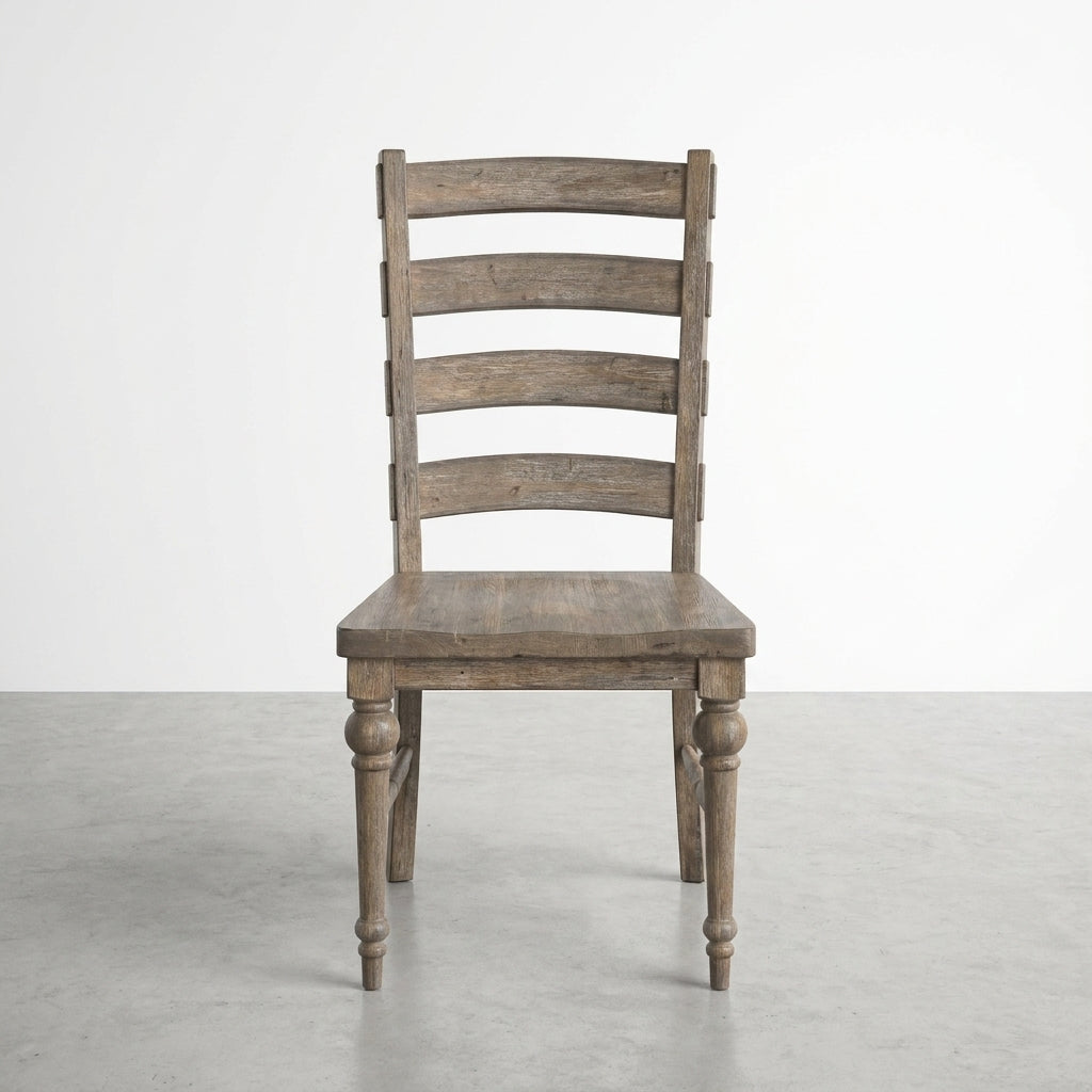 Elegant dining room with wood table, eight chairs, and a patterned rug.