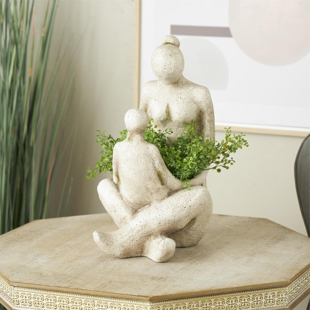 Picture of Sitting Mother and Child Planter