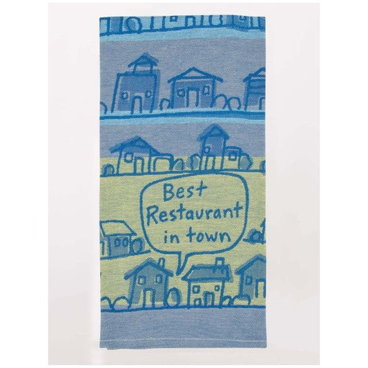Picture of "Best Resturant in Town" Woven Dish Towel