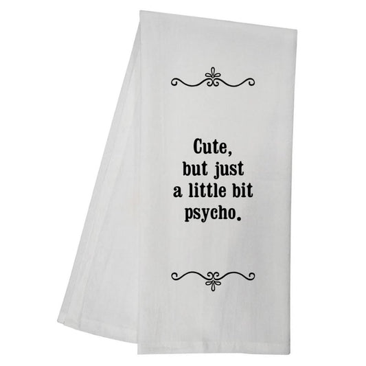 Picture of Cute But Psycho Tea Towel
