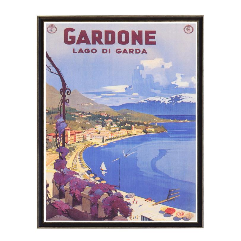 Picture of Gardone I 24x30" Vintage Travel Poster