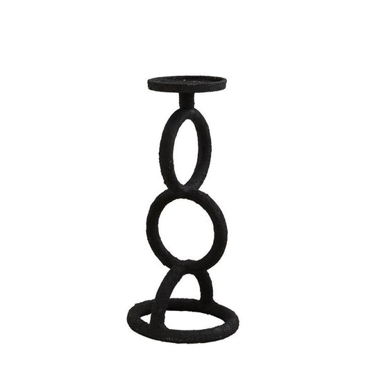 Picture of Chainklink Black Candlestick, Small