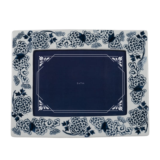 Picture of Chinoiserie Blue and White Photo Frame 5"x7"