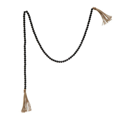 Picture of Paulownia Black Wood Beads Garland