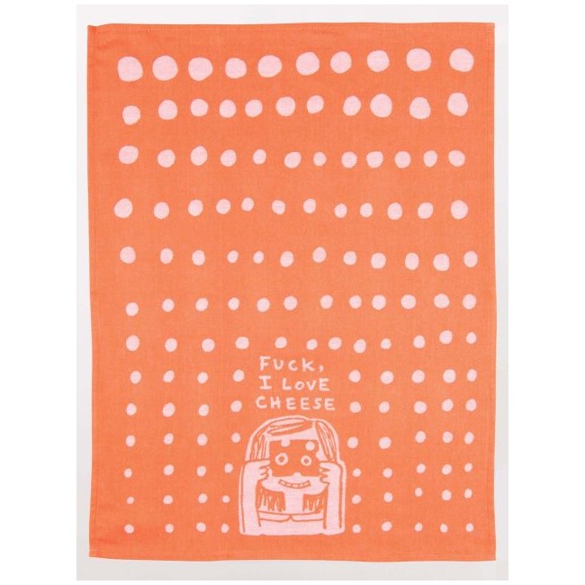 Picture of "I Love Cheese" Woven Dish Towel