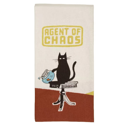 Picture of "Agent of Chaos" Printed Dish Towel