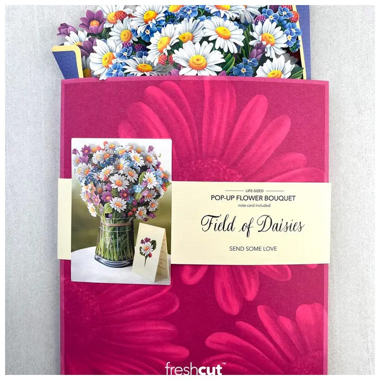 Picture of Field of Daisies Pop-Up Bouquet Greeting Card