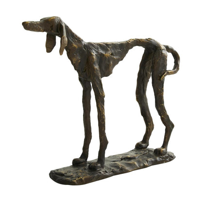 Picture of Bronze Dog Sculpture