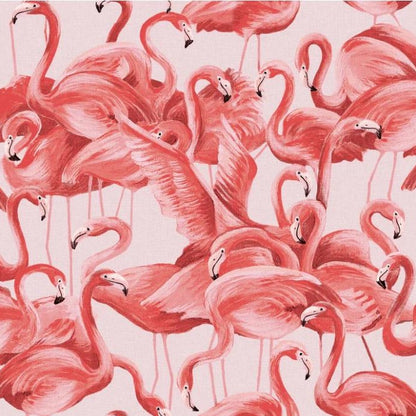 Picture of Tempaper Cheeky Pink Flamingo Single Roll Wallpaper