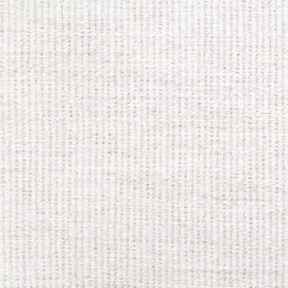 White textured fabric with a grid-like pattern.