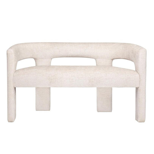 Picture of Gia Upholstered Bench Natural
