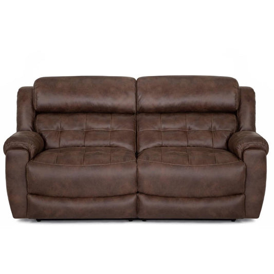 Picture of Cain Tobacco Double Reclining Two Seat Sofa