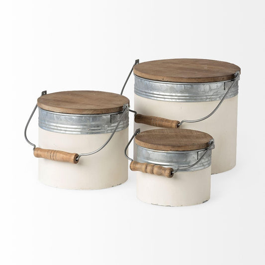 Picture of Paint Bucket Decorative Boxes, Set of 3