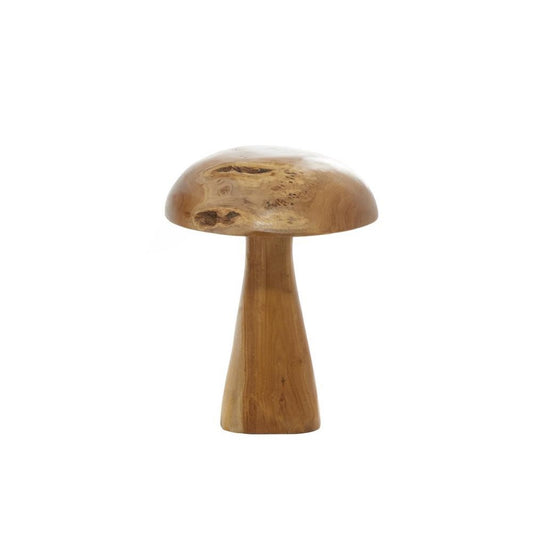 Picture of Teak Live Edge Mushroom Sculpture, Small