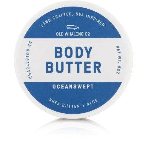 "Oceanswept" body butter by Old Whaling Co., shea and aloe, 8oz.