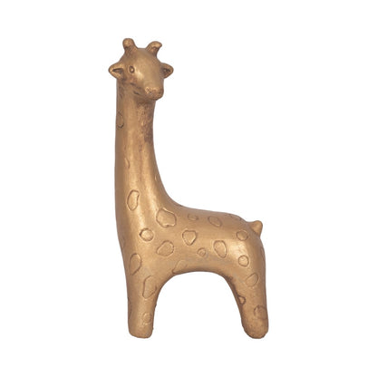 Picture of Simple Standing Gold Giraffe Figure, Small