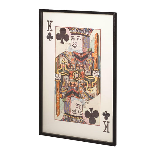 Picture of King of Clubs I Collage Wall Art