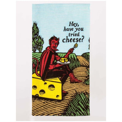 Picture of "Tried Cheese?" Dish Towel