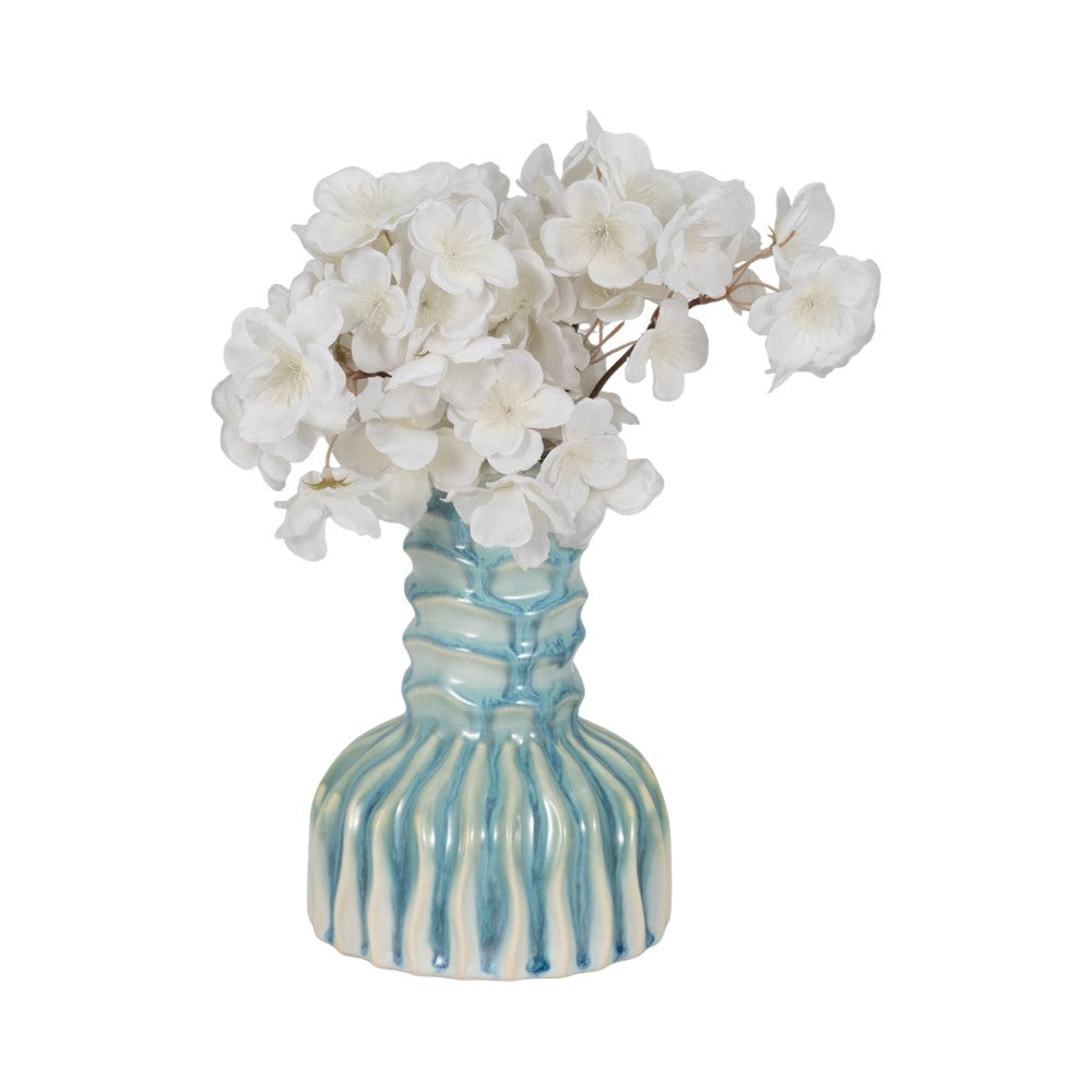 Picture of Coastal Ribbed Bud Vase, Short