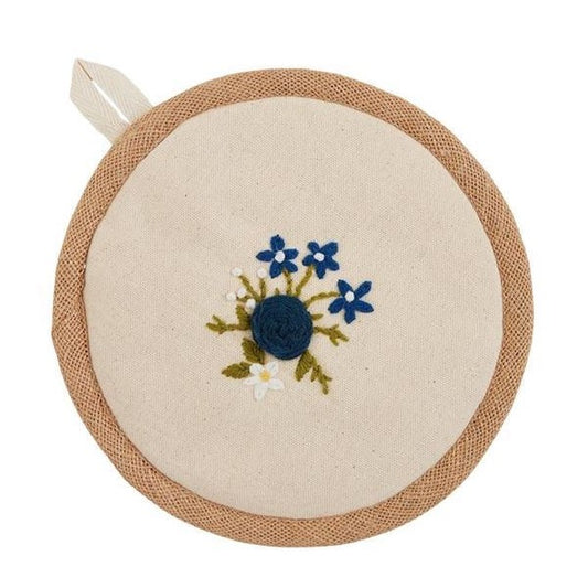 Picture of Floral Bundle Embroidered Pot Holder