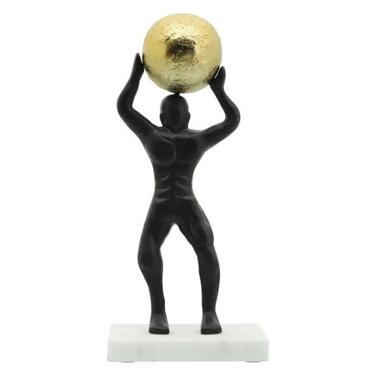 Picture of Man Lifting Ball Figure