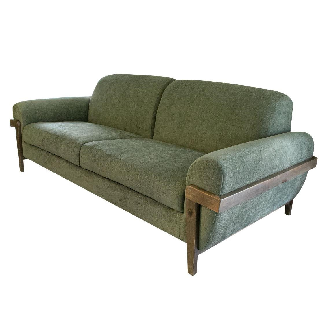 Picture of Louvre 93"  Olive Sofa