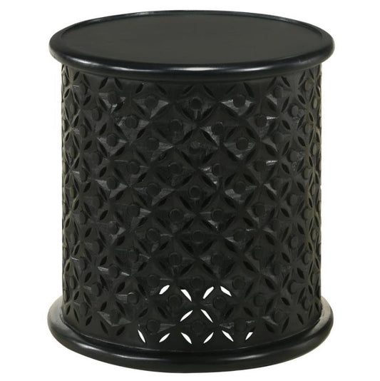 Picture of Krish 18" Accent Table Black Stain