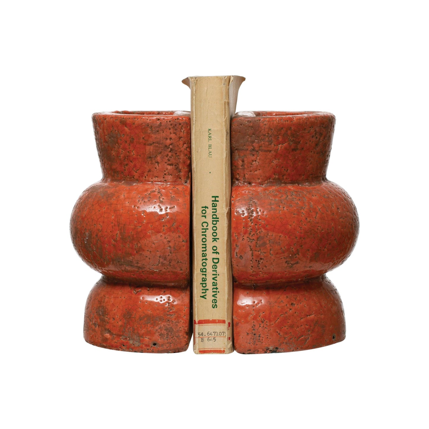 Picture of Terracotta Vase Bookends Coral
