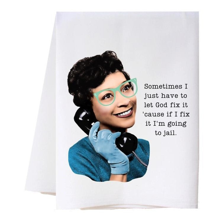 Picture of Fix It Flour Sack Towel, Diva of Color Edition