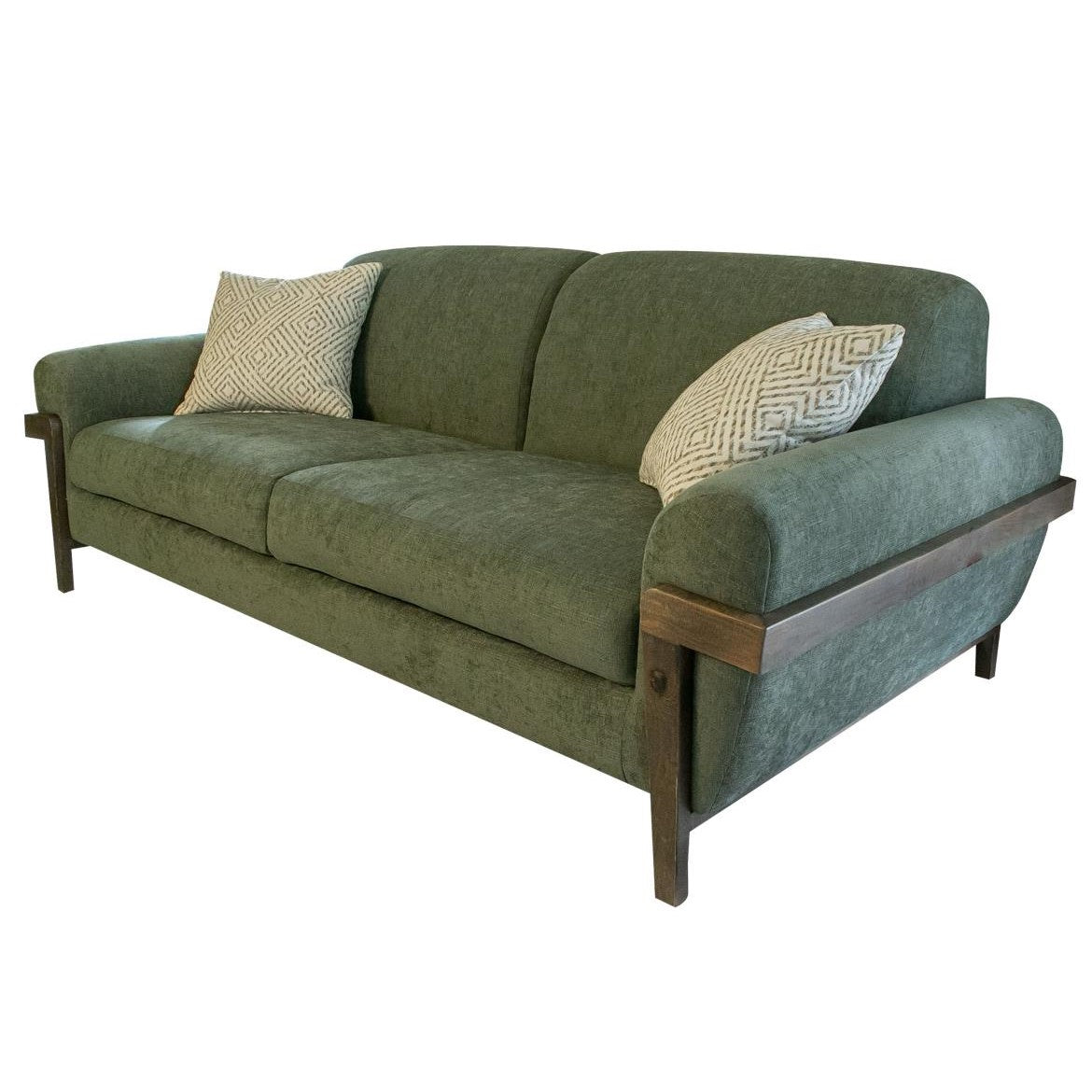 Picture of Louvre 93"  Olive Sofa