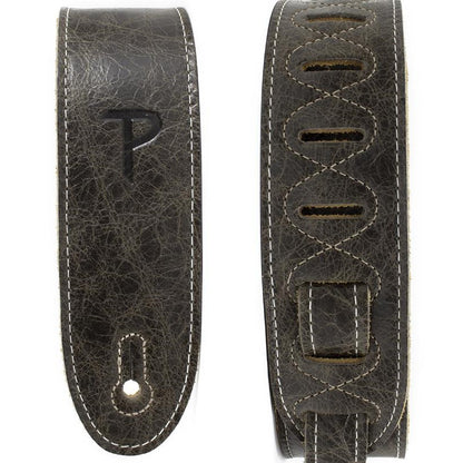 Picture of Italian Leather Vintage Brown Guitar Strap