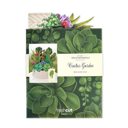 Picture of Cactus Garden Pop-Up Bouquet Greeting Card