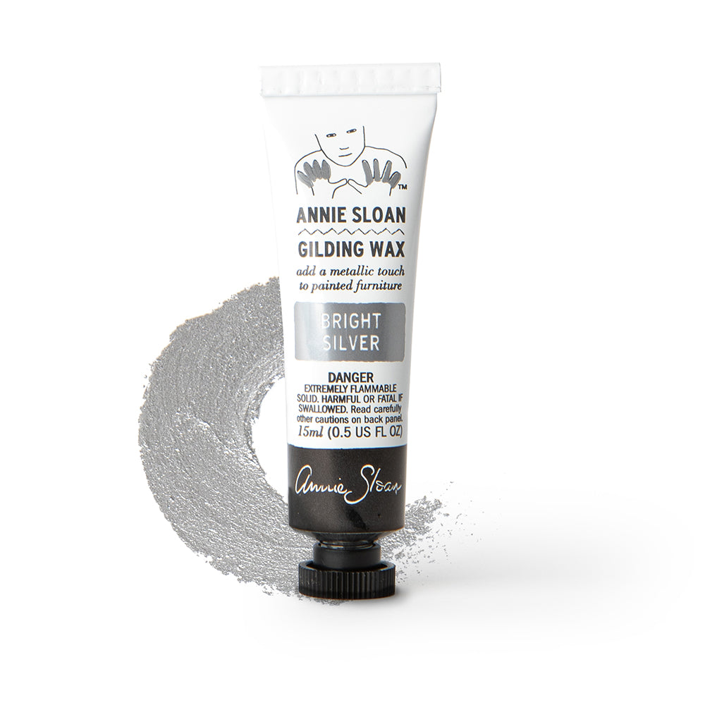 Annie Sloan Gilding Wax, Bright Silver