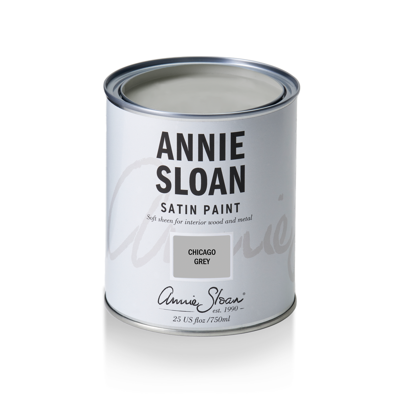 Annie Sloan Satin Paint Chicago Grey, 750 ml Tin