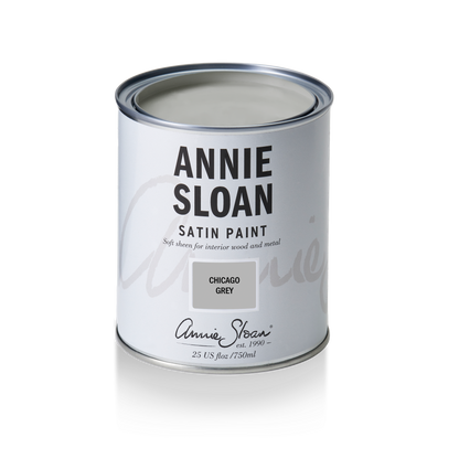 Annie Sloan Satin Paint Chicago Grey, 750 ml Tin