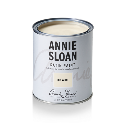 Annie Sloan Satin Paint Old White, 750 ml Tin